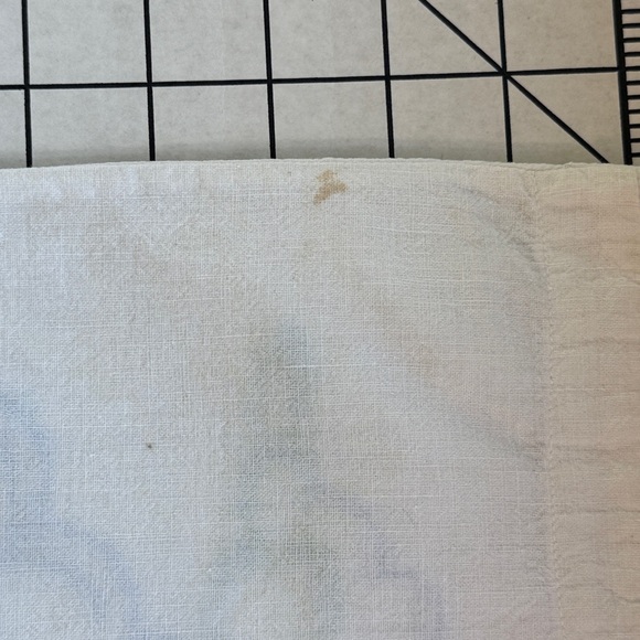 Vintage Hand-Embroidered Pillow & Case– 12' x 16” Farm Couple at the Well Scene - Picture 11 of 14